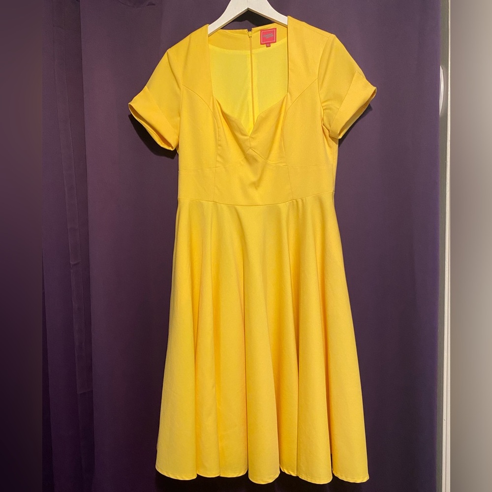 Glamour Bunny Yellow Dress
